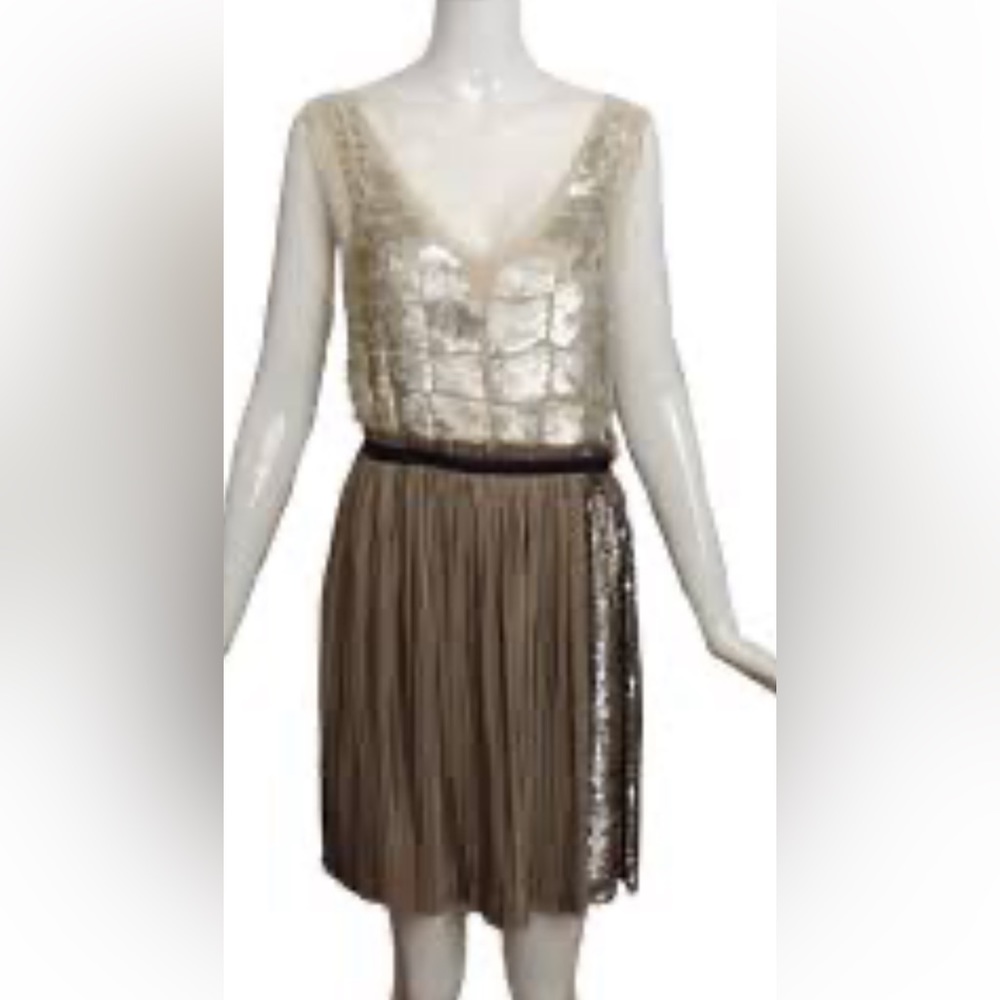3.1 Phillip Lim sequin dress - Taupe, Ivory and Silver
